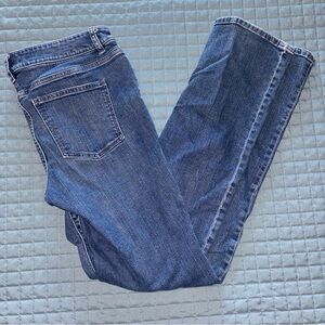 Talbots Signature Straight Leg Medium Wash Denim Jeans Stretch Womens Size 6/28